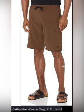 Oakley Men's Cruiser Cargo 21 RC Hybrid
Carafe Brown, Size 32, NWT